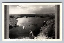 Roswell NM-New Mexico, Lee Lake, State Park, Antique Vintage Souvenir Postcard picture