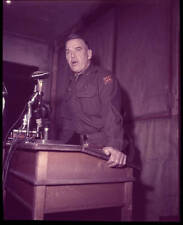James Van Fleet Giving a Speech - Seoul, South Korea Army Gene - 1953 Old Photo picture