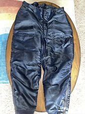 USAF US Air Force  Winter Flight Trousers Heavy Size 42 Blue 1950’s Type F-IA picture