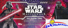 2021 Topps Star Wars Masterwork Factory Sealed HOBBY Box-4 HITS-2 AUTOS picture
