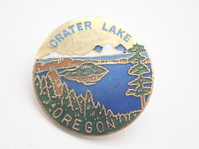 Crater Lake Oregon Vintage Lapel Pin picture