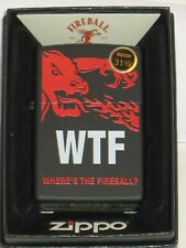 New ZIPPO USA Windproof Lighter 29849 WTF Where's the Fireball Whisky Bl. Matte picture