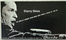 THE SANDS LAS VEGAS FRANK SINATRA VINTAGE 1961 PRINT AD  picture