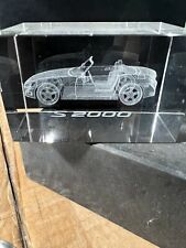 Honda S2000 3d laser etched crystal glass picture