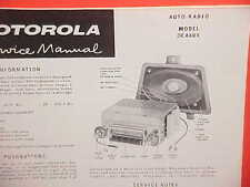 1958 1959 MERCEDES BENZ 190SL 220SE 300SL MOTOROLA AM RADIO SERVICE MANUAL MB58A picture