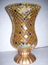 Partylite GOLD GLOBAL FUSION HURRICANE NIB picture