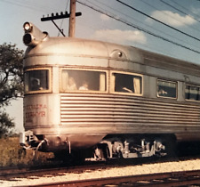 Chicago Burlington & Quincy Railroad CBQ #222 Zephyr Observation Lounge Photo picture