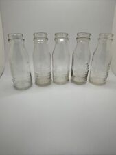 5 Total High Grade Antique THOMAS A. EDISON BATTERY OIL BOTTLE Clear 4in picture