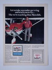 Don Meredith Dallas Cowboys Vintage 1973 Cessna Pilot Center Original Print Ad picture