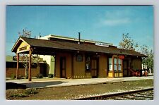 La Mesa CA-California, The La Mesa Depot, Antique, Vintage Souvenir Postcard picture