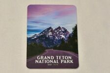 Jenny Lake Road in Grand Teton National Park Jackson Hole Magnet picture