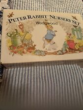Wedgwood Peter Rabbit Nursery Set in Original Box Bowl Plate Cup Beatrix Potter picture