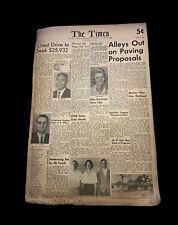 Vintage Newspaper. The Times. Sand Springs OK. Antique Advertisements. 1960 picture