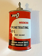 1940-60 NOS Vintage Original SERCO WRENCHO PENETRATING OIL OILER LEAD SPOUT NEW picture