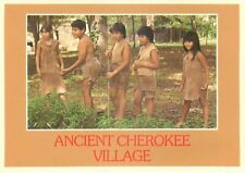 Vintage Postcard: Ancient Cherokee Village, Children At Play. picture
