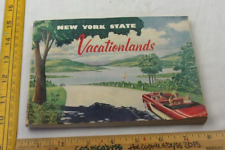 1955 New York State Vacationlands book 192 pgs color photos travel picture