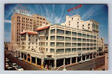 Phoenix AZ-Arizona, Hotel Adams Sky Pool & Patio, Advertising, Vintage Postcard picture