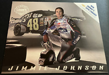 2009 Jimmie Johnson #48 Hendrick Lowe's Chevy Impala - 2-Page NASCAR Hero Card picture