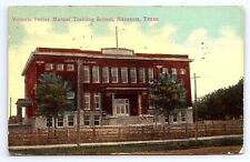 Postcard Navasota Texas Victoria Felder Manual Training School c.1915 picture