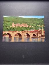 Heidelberg Germany Postcard Old Neckar Bridge And Castle picture