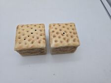 Vintage 1970's Saltine Crackers Salt And Pepper Shakers picture