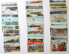 Vintage POSTCARD Lot 50 Unposted Standard Size USA 1907-1950 Old View Post Cards picture