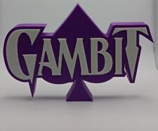 X-Men Gambit 3D Printed Logo Display Stand  picture