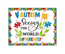 Autism Seeing World Differently Refrigerator Fridge Gift Magnet  picture