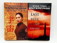 Star Trek Enterprise: Rosetta, Last Full Measure Paperback Lot of 2 picture
