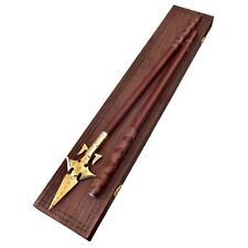 Norse Mythology Gungnir Spear | Handmade Viking Collectible Spear in Wooden Box picture