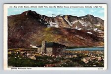 Denver CO- Colorado, Top Of Mount Evans, Antique, Vintage c1941 Postcard picture