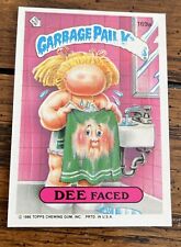 1986 TOPPS GARBAGE PAIL KIDS OS5 #169a DEE FACED “BANNER ERROR” RARE VERY CLEAN picture