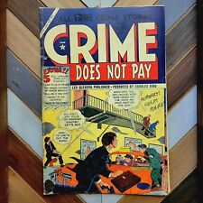 CRIME DOES NOT PAY #134 Solid VG 1954 SCARCE Golden Age 10-cent Cover Pre-Code picture