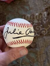 julie andrews signed baseball  picture