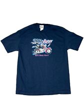 Vintage Walt Disney World Mickey Mouse T-Shirt Motorcycle Americana L Biker picture