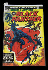 JUNGLE ACTION #8 January 1974 Vintage Marvel Black Panther Origin picture