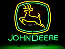 John Deere Agriculture Truck Real Neon Sign Beer Bar Light Garage Decor Man Cave picture