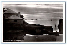 Bermuda Postcard Devonshire Dock c1920's Unposted Antique RPPC Photo picture