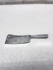 Vintage National Quality Warranted Full Metal Meat Cleaver picture