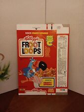Vintage 1988 Kellogg's Froot Loops~NEW~Sega Master Offer~Fruity Snacks~ 8 OZ. picture