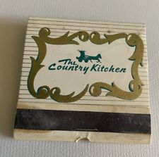 1950’s The Country Kitchen Restaurant Littleton CO Large Matchbook Full Unstruck picture