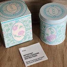 Vintage AVON SKIN-SO-SOFT Original Fragrance Candle In Tin In Box 1989 NOS picture