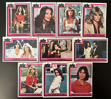 Vintage 1970's Charlie's Angels Topps Trading Cards ~ Lot of 10 picture