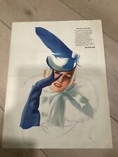 1941 Varga Girl Original Esquire Gatefold - From Bill with Love 14x18 picture