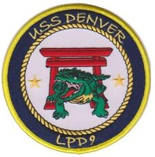 USS DENVER LPD-9 Patch – Plastic Backing picture