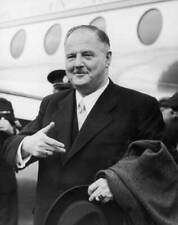 Federal Chancellor of Austria Julius Raab arrives at London Air- 1954 Old Photo picture