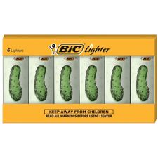 BIC Special Edition Pickle Series Pocket Lighters, Set of 6 Lighters picture