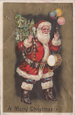 Fantasy Santa Claus postcard u1912 picture