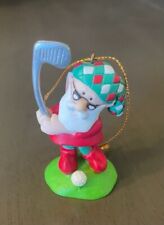 Avon Elves Day Off Golf Christmas Hanging Ornament picture
