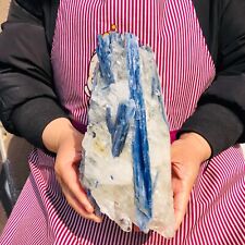 4.68LB Natural beautiful Blue KYANITE with Quartz Crystal Specimen Rough Heals picture